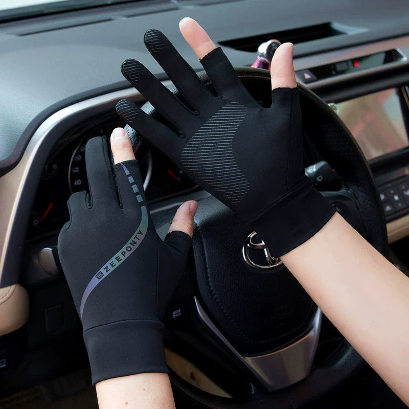 Spearfishing Glove - Guantes de ciclismo de seda helada