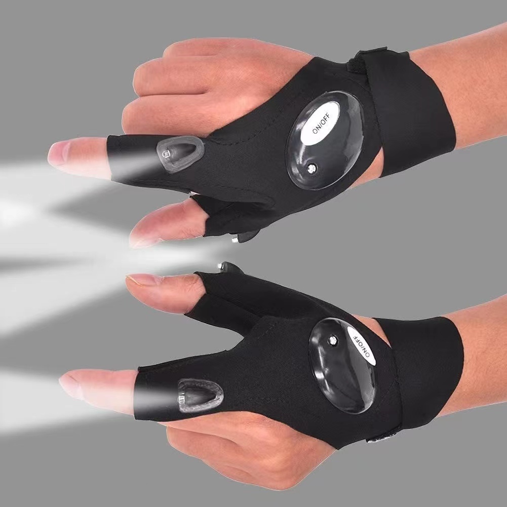 Guante sin dedos linterna LED  - Spearfishing Glove reseña y precio